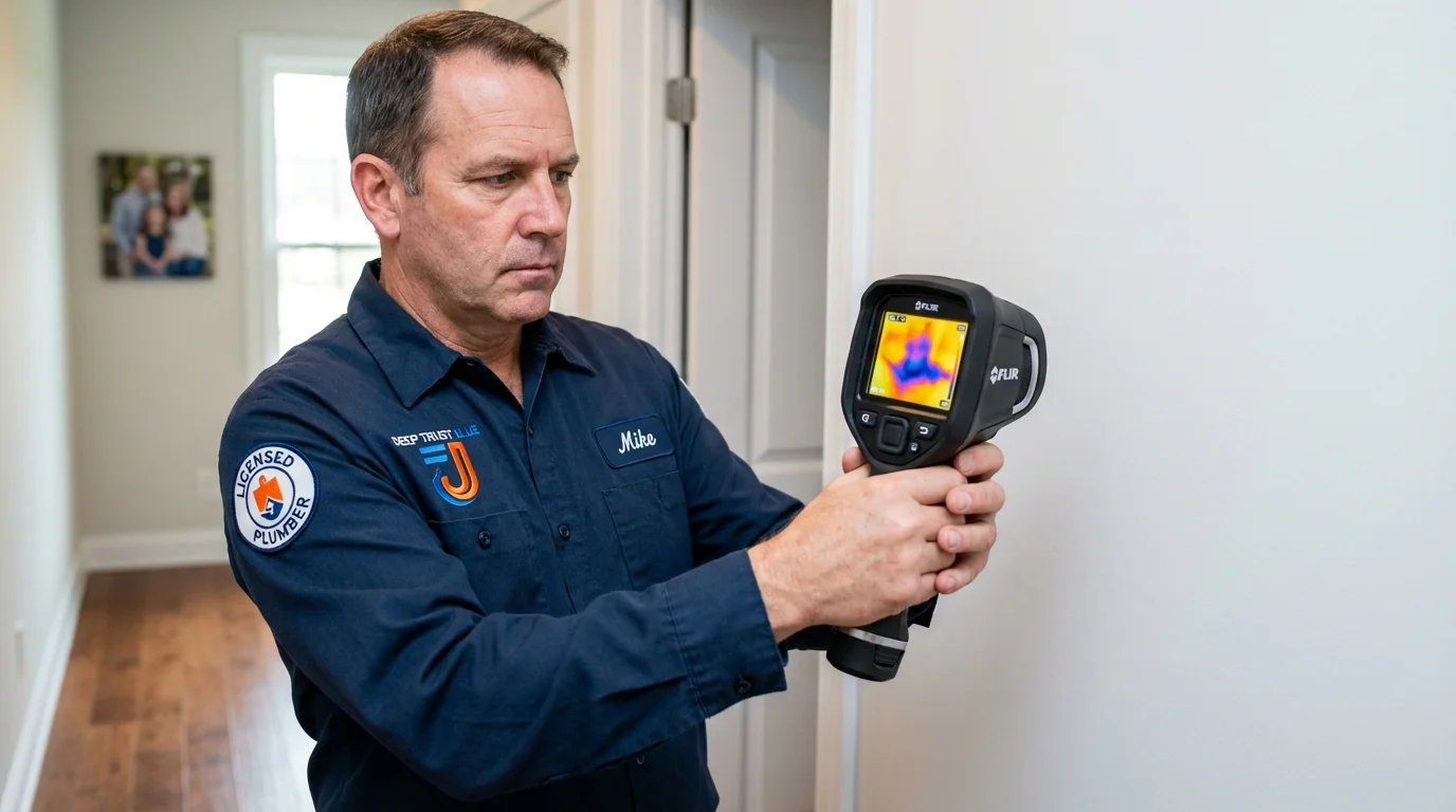 Thermal imaging leak detection by Johns Plumbing LLC in Pinellas Park